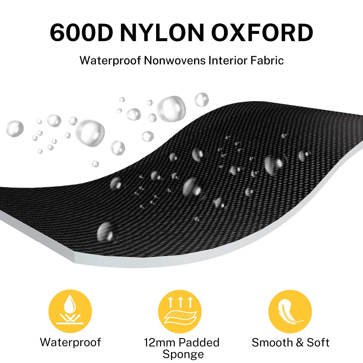 Donner 39 inch Electric Guitar Bag Gig Bag, 0.5 Inch Padded Sponge 600D Ripstop Waterproof Nylon Dustproof Soft Electric Guitar